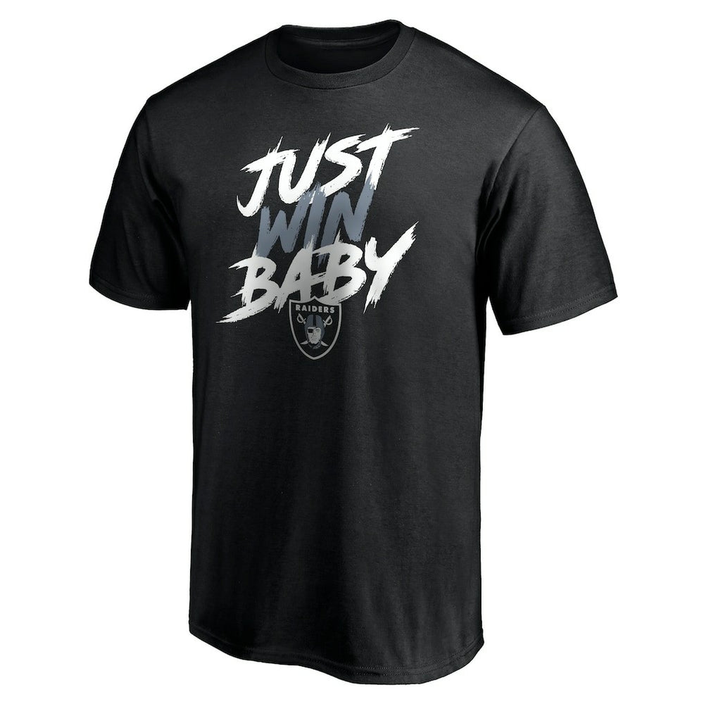 Las Vegas Raiders Just Win T-Shirt Black - NFL