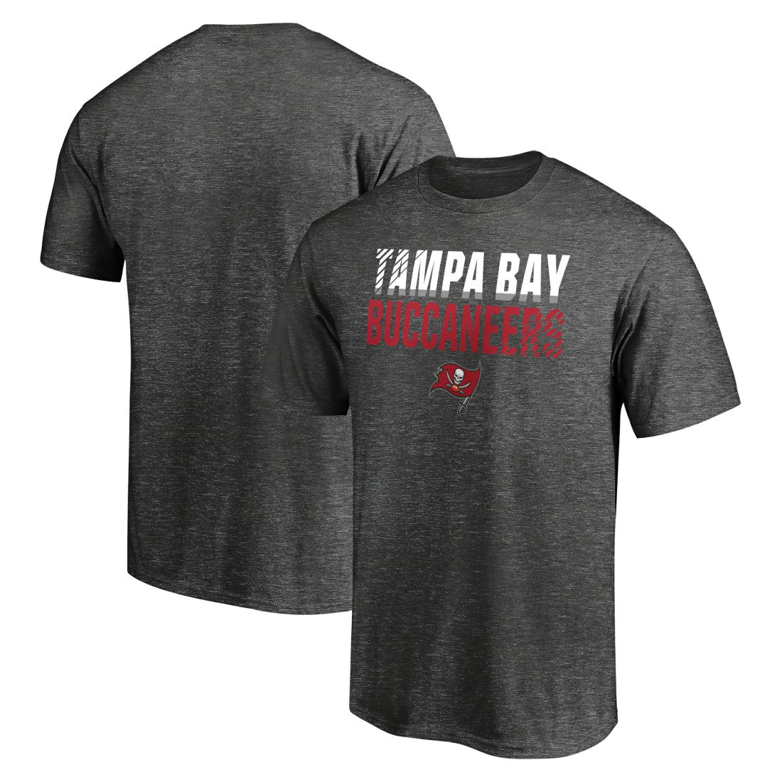 Tampa Bay Buccaneers Fade Out T-Shirt Charcoal - NFL