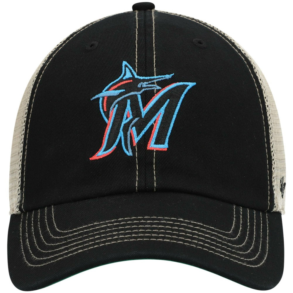 Miami Marlins '47 Trawler Clean Up Trucker Snapback Hat Near Me