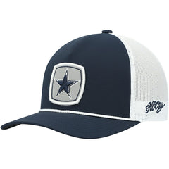 Dallas Cowboys HOOey Star Patch Rope Trucker Snapback Hat Navy/White - NFL