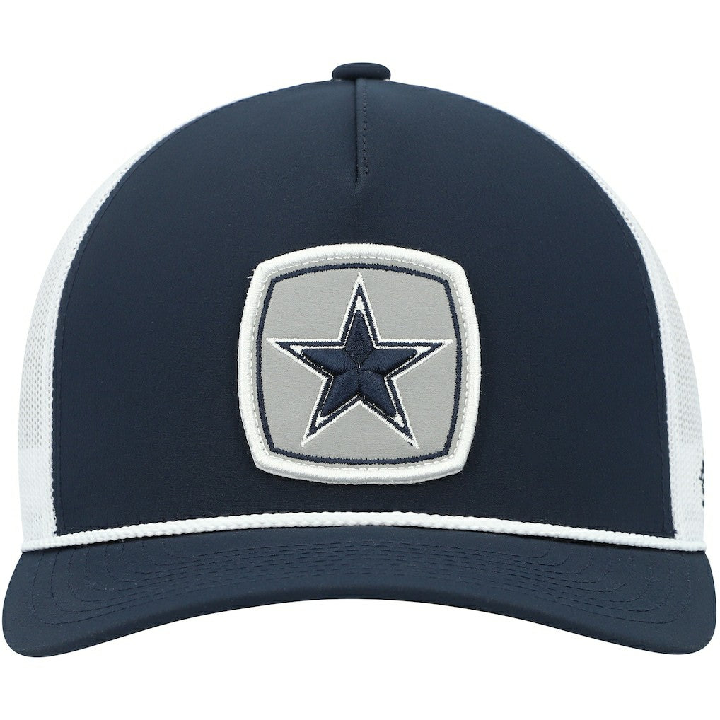 Dallas Cowboys HOOey Star Patch Rope Trucker Snapback Hat Navy/White - NFL