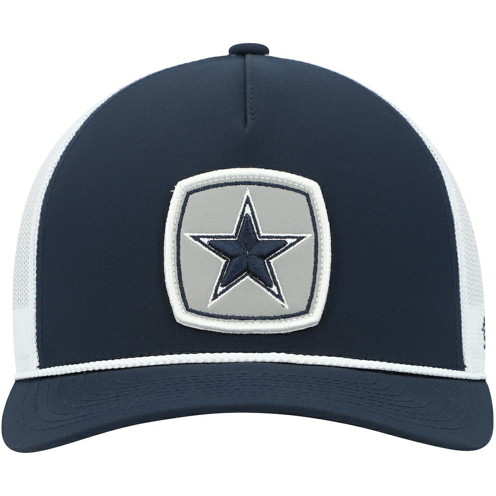 Dallas Cowboys HOOey Star Patch Rope Trucker Snapback Hat Navy/White - NFL