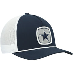 Dallas Cowboys HOOey Star Patch Rope Trucker Snapback Hat Navy/White - NFL