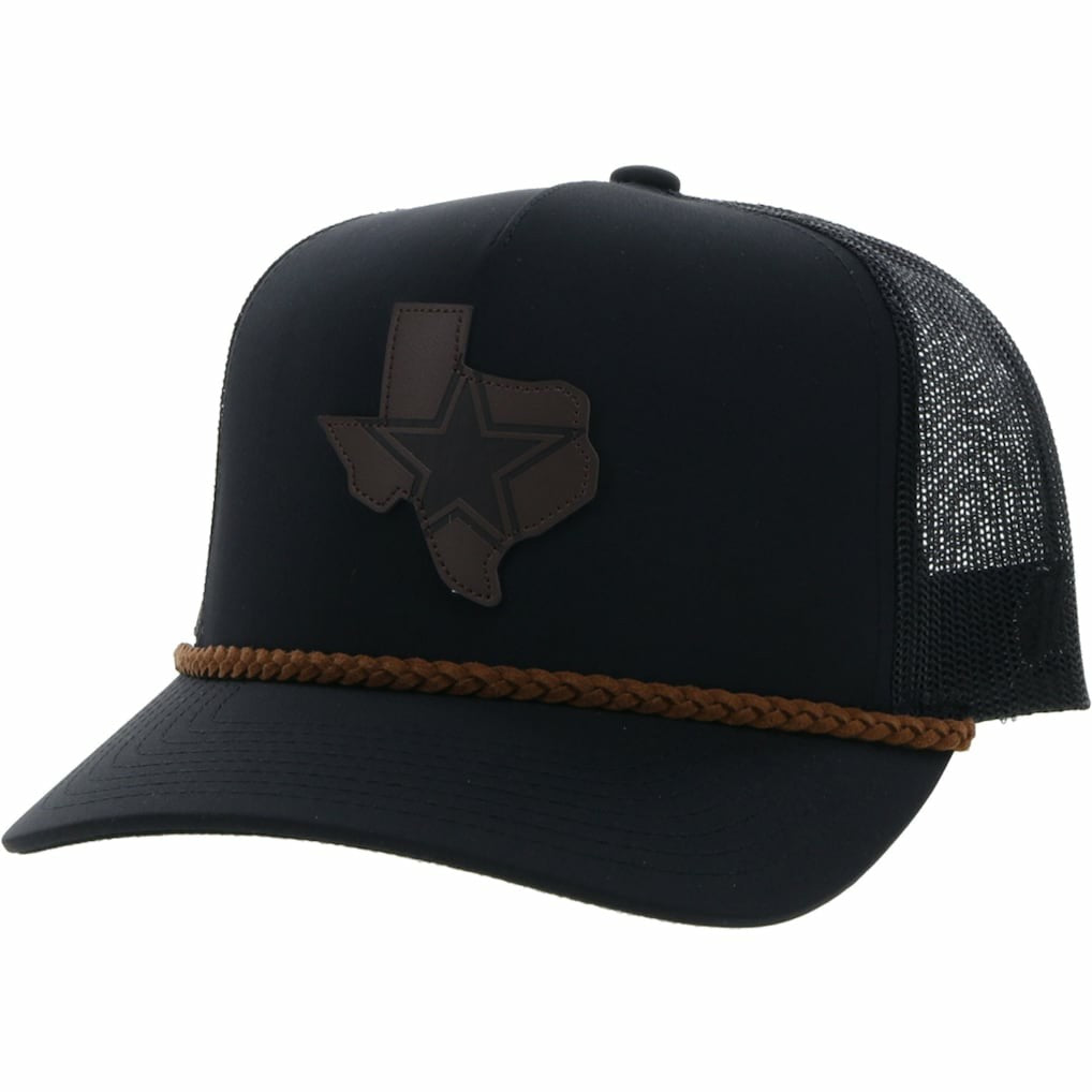 Dallas Cowboys HOOey State Patch Trucker Snapback Hat Black - NFL