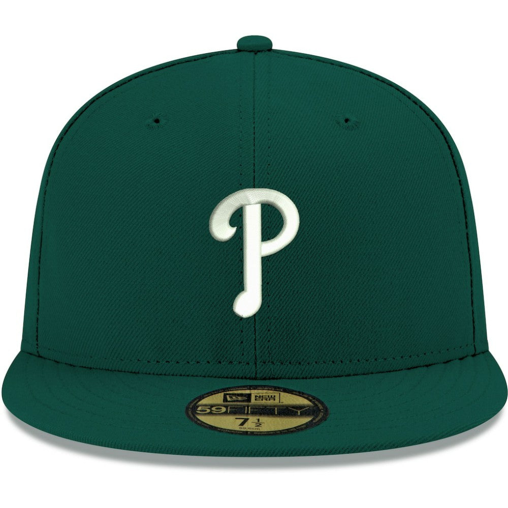 Philadelphia Phillies New Era White Logo 59FIFTY Fitted Hat Clearance