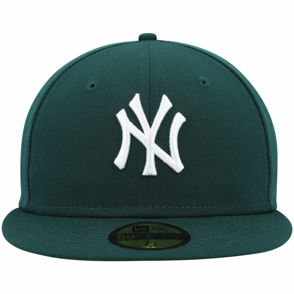 New York Yankees New Era White Logo 59FIFTY Fitted Hat On Sale