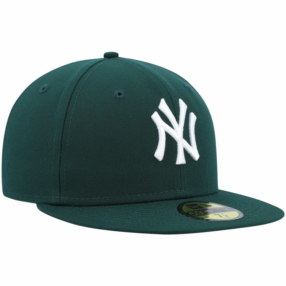 New York Yankees New Era White Logo 59FIFTY Fitted Hat On Sale