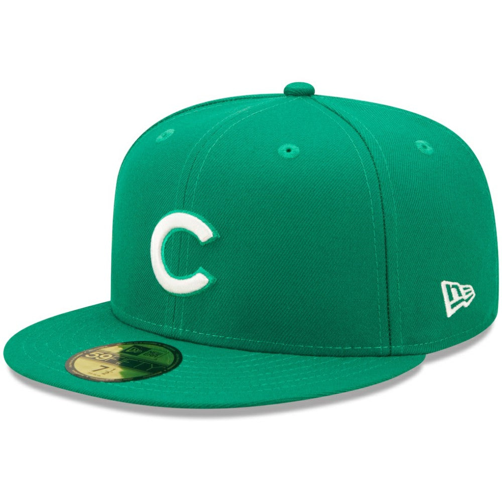 Chicago Cubs New Era White Logo 59FIFTY Fitted Hat On Sale