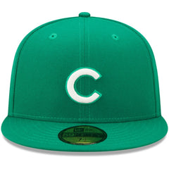 Chicago Cubs New Era White Logo 59FIFTY Fitted Hat On Sale