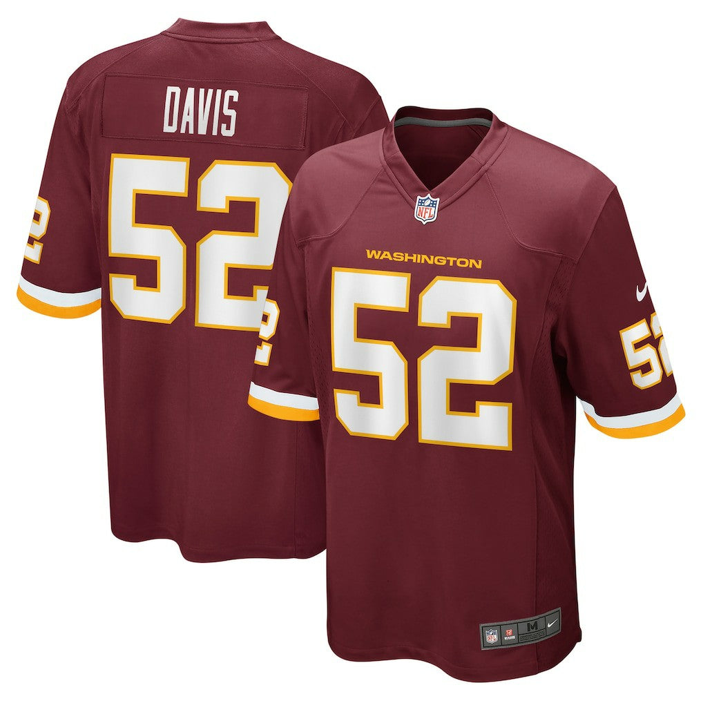 Jamin Davis Washington Football Team Game Jersey - Burgundy | NFL Jerseys