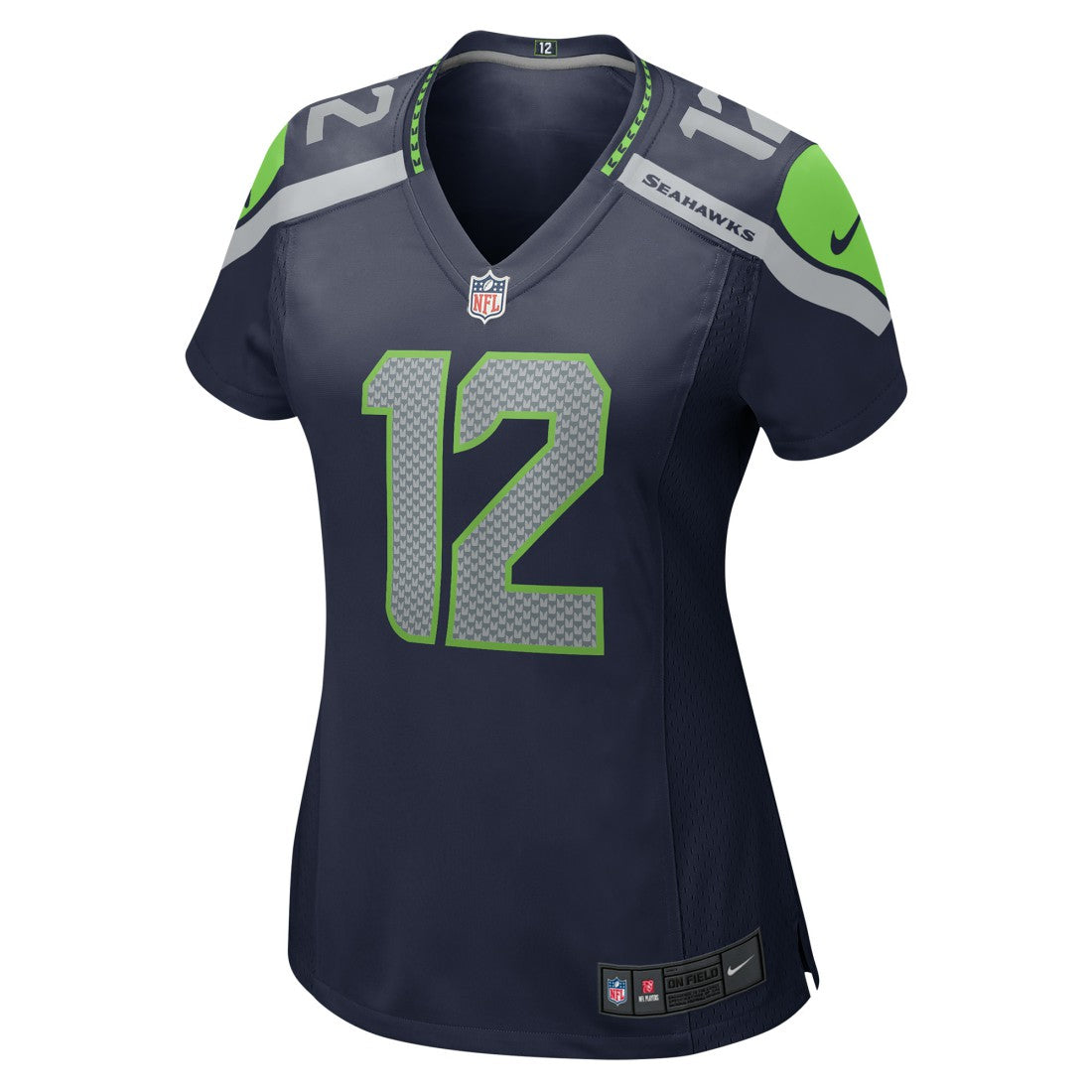 12s Seattle Seahawks Women's Player Jersey - Navy | NFL Jerseys