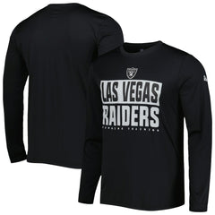 Las Vegas Raiders New Era Combine Authentic Offsides Long Sleeve T-Shirt Black - NFL