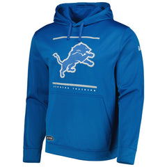 Detroit Lions New Era Combine Authentic Split Defense Pullover Hoodie Blue - NFL