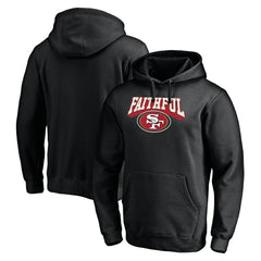 San Francisco 49ers Hometown Collection The Faithful Fitted Pullover Hoodie Black - NFL