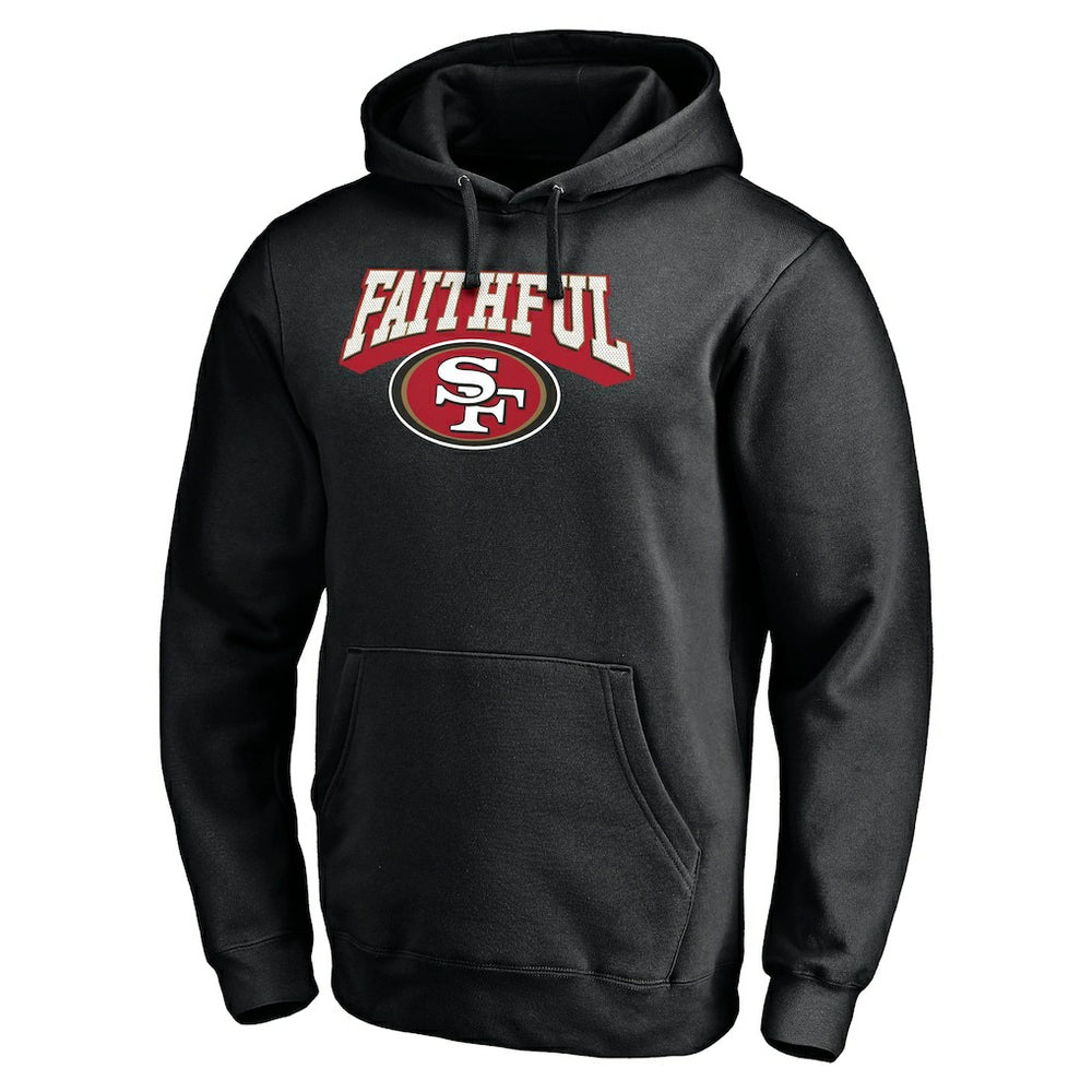 San Francisco 49ers Hometown Collection The Faithful Fitted Pullover Hoodie Black - NFL