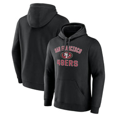 San Francisco 49ers Victory Arch Team Fitted Pullover Hoodie Black - NFL