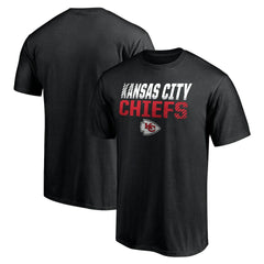 Kansas City Chiefs Logo Fade Out T-Shirt Black - NFL