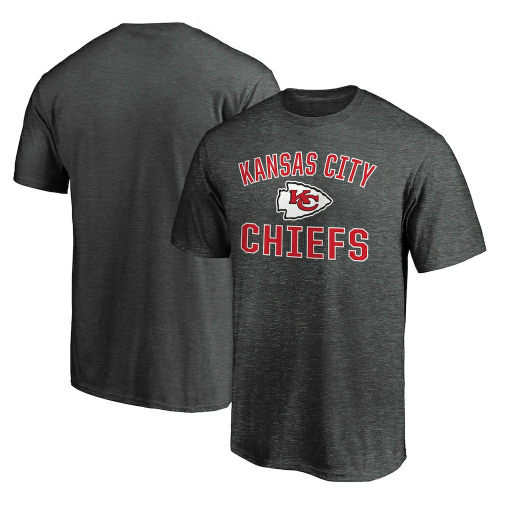 Kansas City Chiefs Victory Arch T-Shirt Heather Charcoal - Fanatics