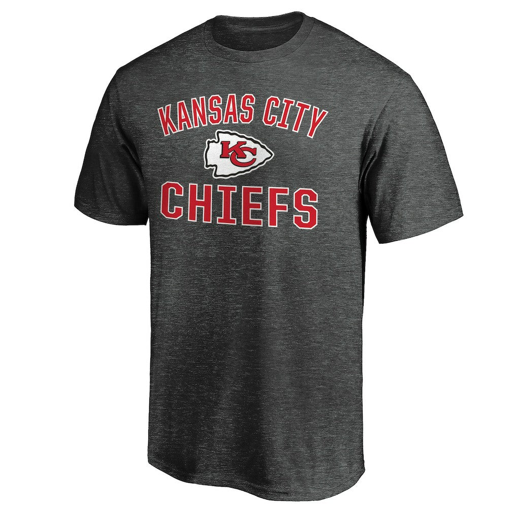 Kansas City Chiefs Victory Arch T-Shirt Heather Charcoal - Fanatics