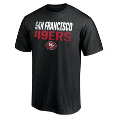San Francisco 49ers Logo Fade Out T-Shirt Black - NFL