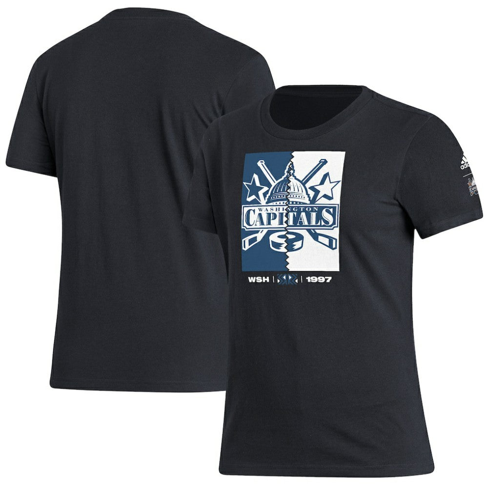 Washington Capitals adidas Women's Reverse Retro 2.0 Playmaker T-Shirt Black