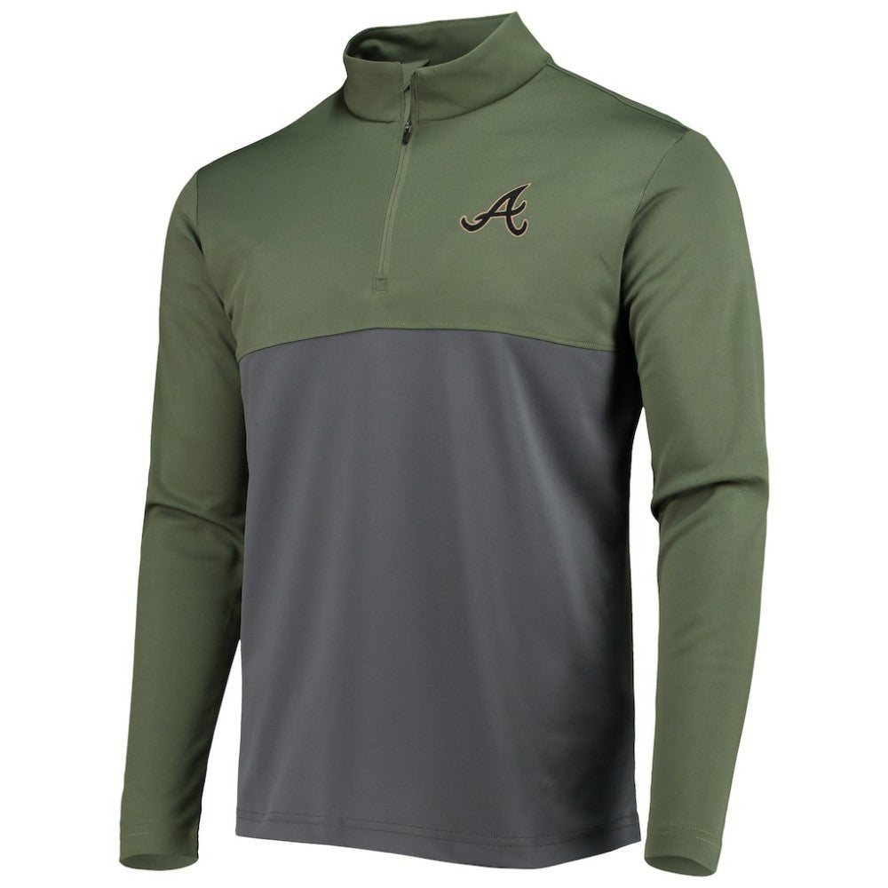 Atlanta Braves Levelwear Delta Pursue Quarter-Zip Jacket Online