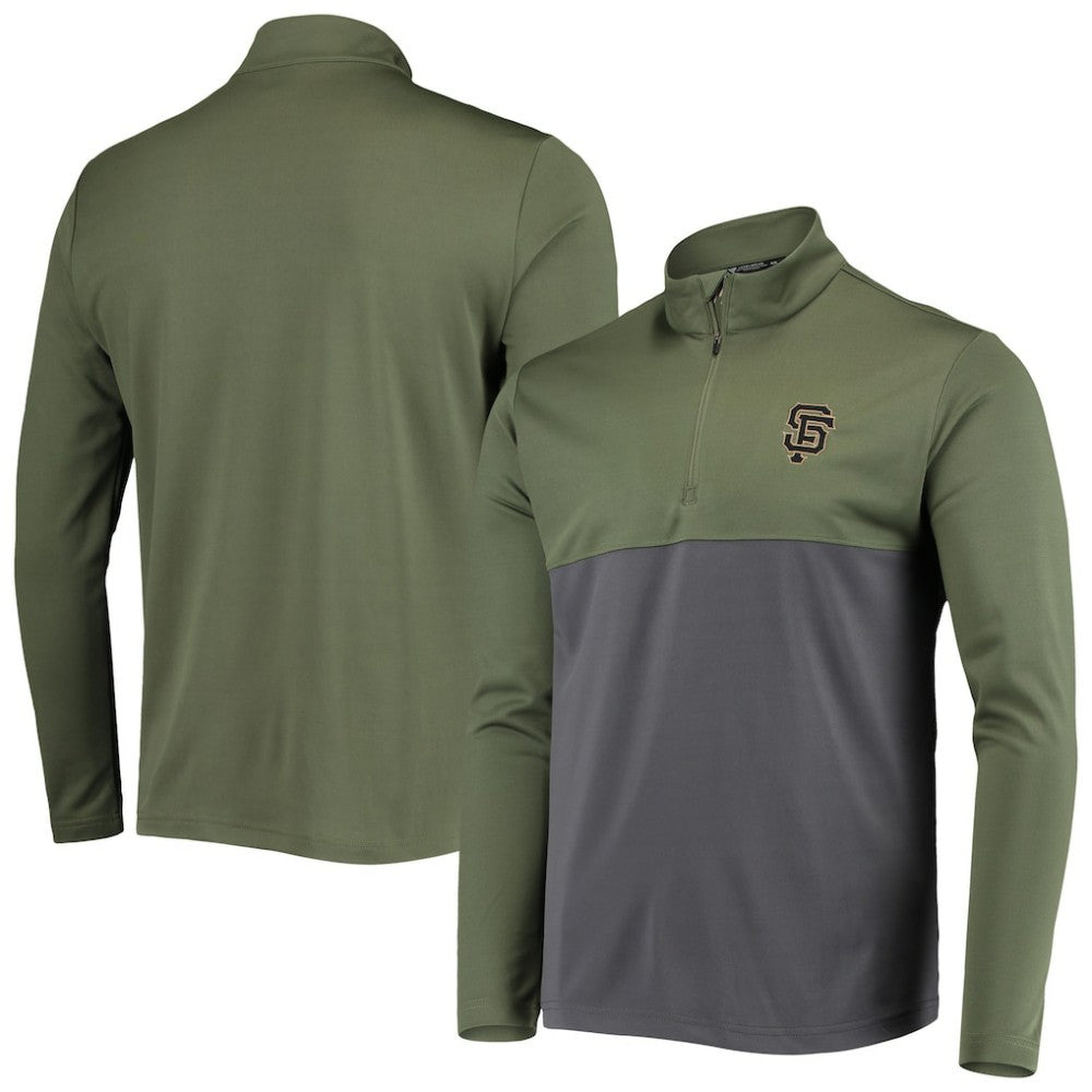 San Francisco Giants Levelwear Delta Pursue Quarter-Zip Jacket Lifestyle