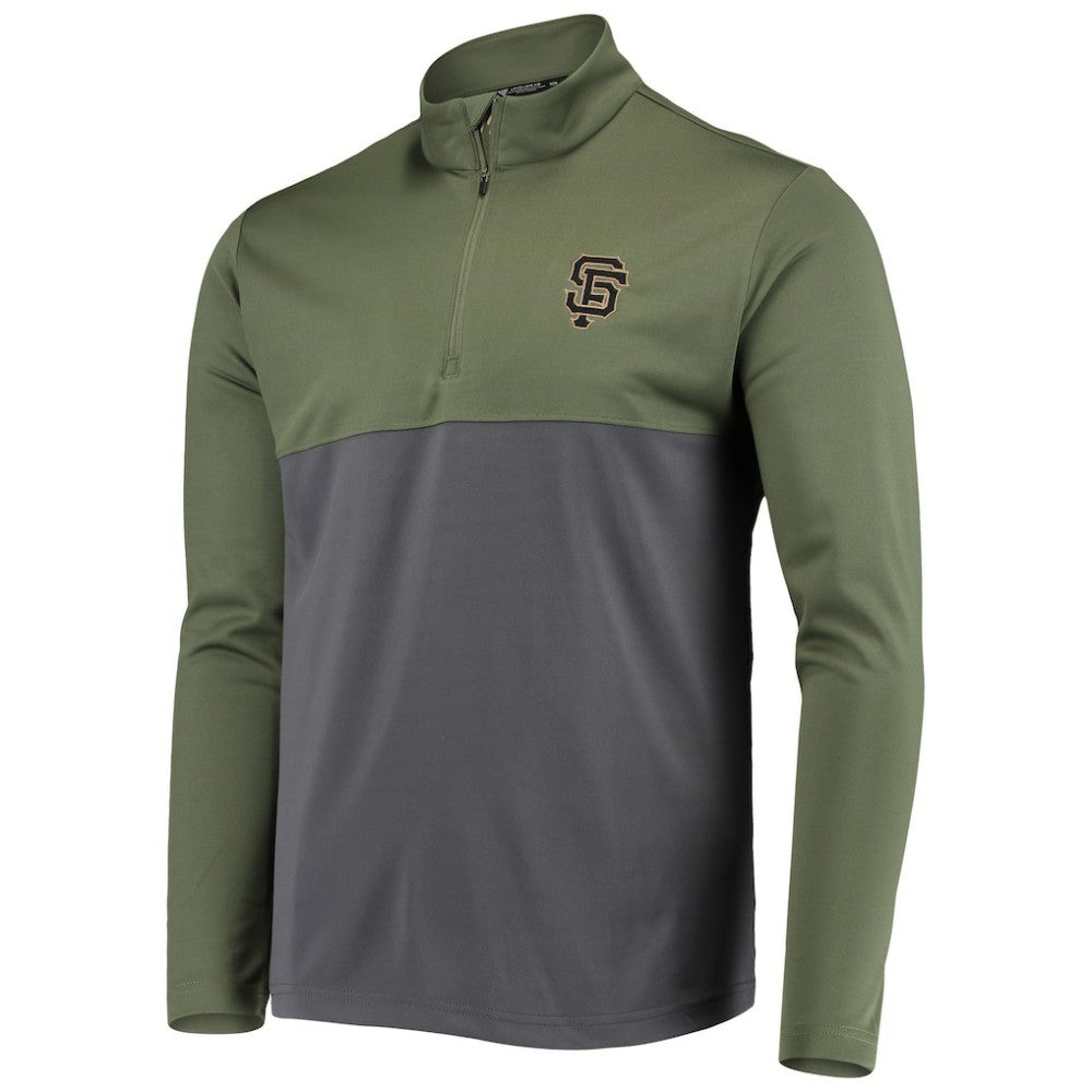 San Francisco Giants Levelwear Delta Pursue Quarter-Zip Jacket Lifestyle