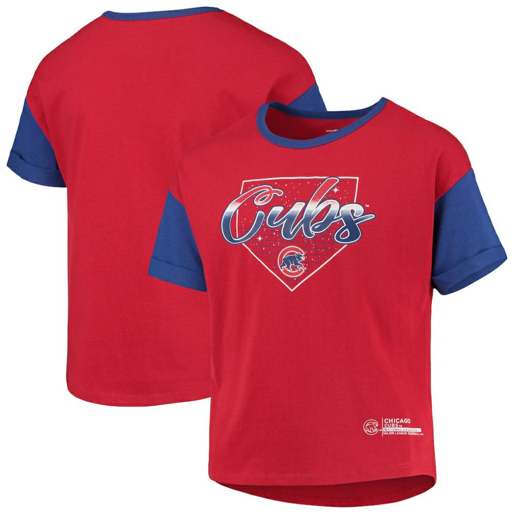 Chicago Cubs Girls Youth Bleachers T-Shirt for sale