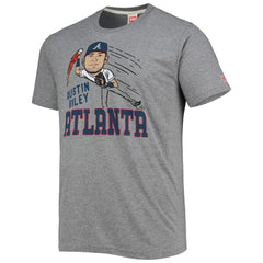 Austin Riley Atlanta Braves Homage Caricature Tri-Blend T-Shirt Sale