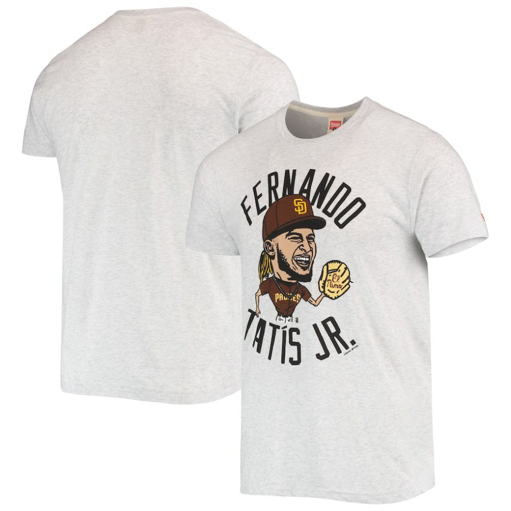 Fernando Tatis Jr. San Diego Padres Homage Caricature Tri-Blend T-Shirt for sale