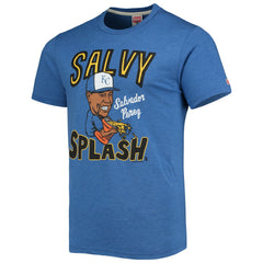 Salvador Perez Kansas City Royals Homage Caricature Tri-Blend T-Shirt Sale