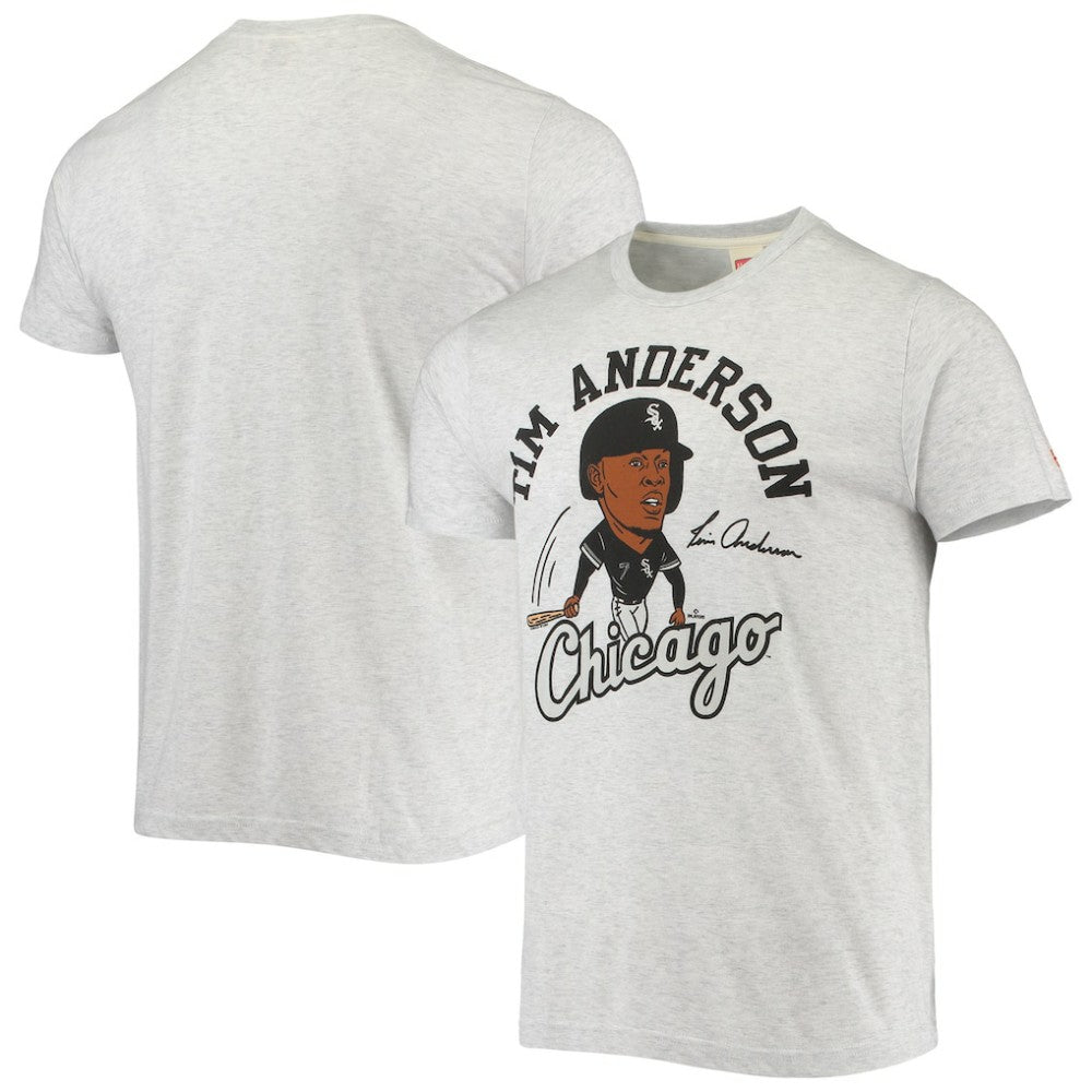 Tim Anderson Chicago White Sox Homage Caricature Tri-Blend T-Shirt Online