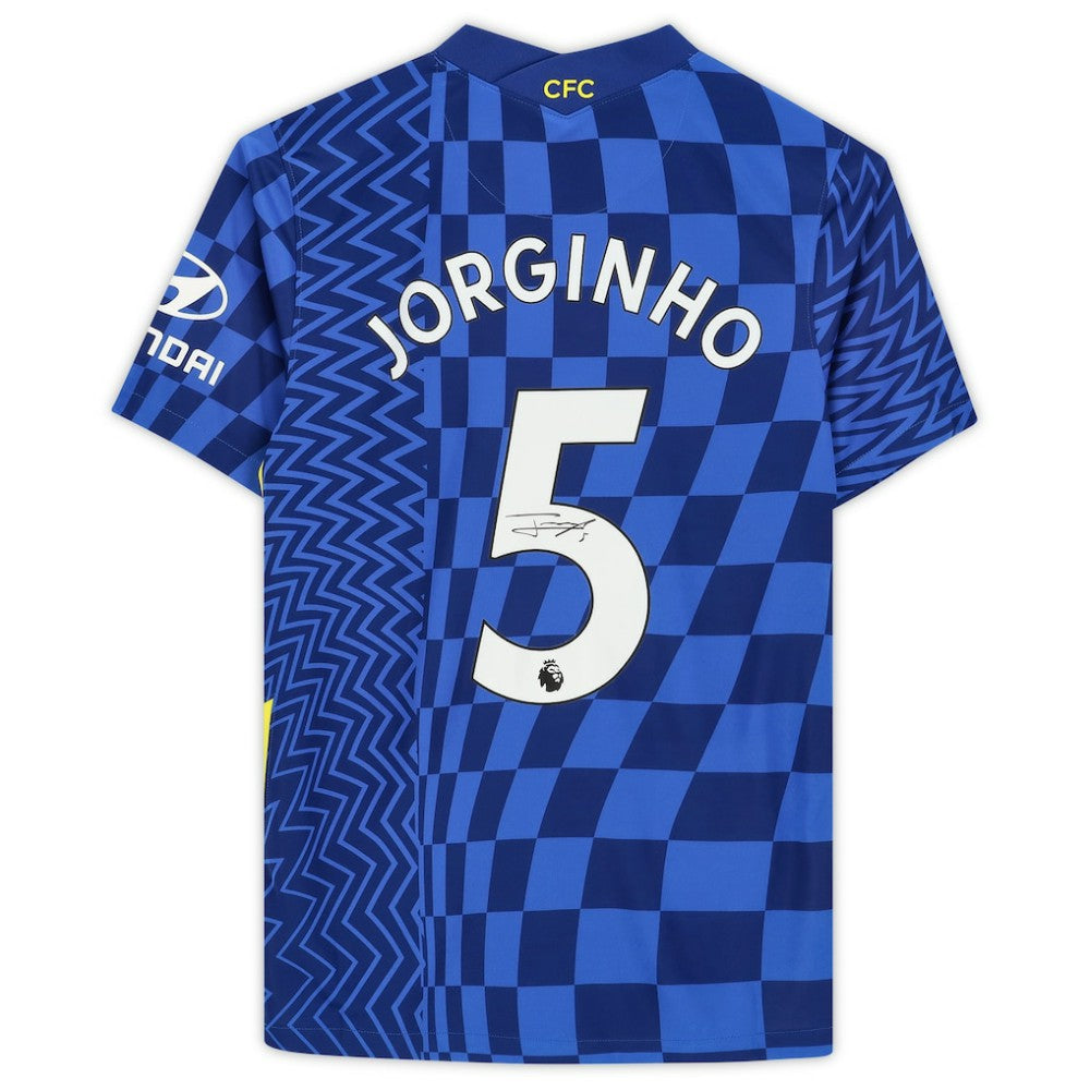 Fanatics Jorginho Chelsea Autographed 2021-22 Home Jerseys