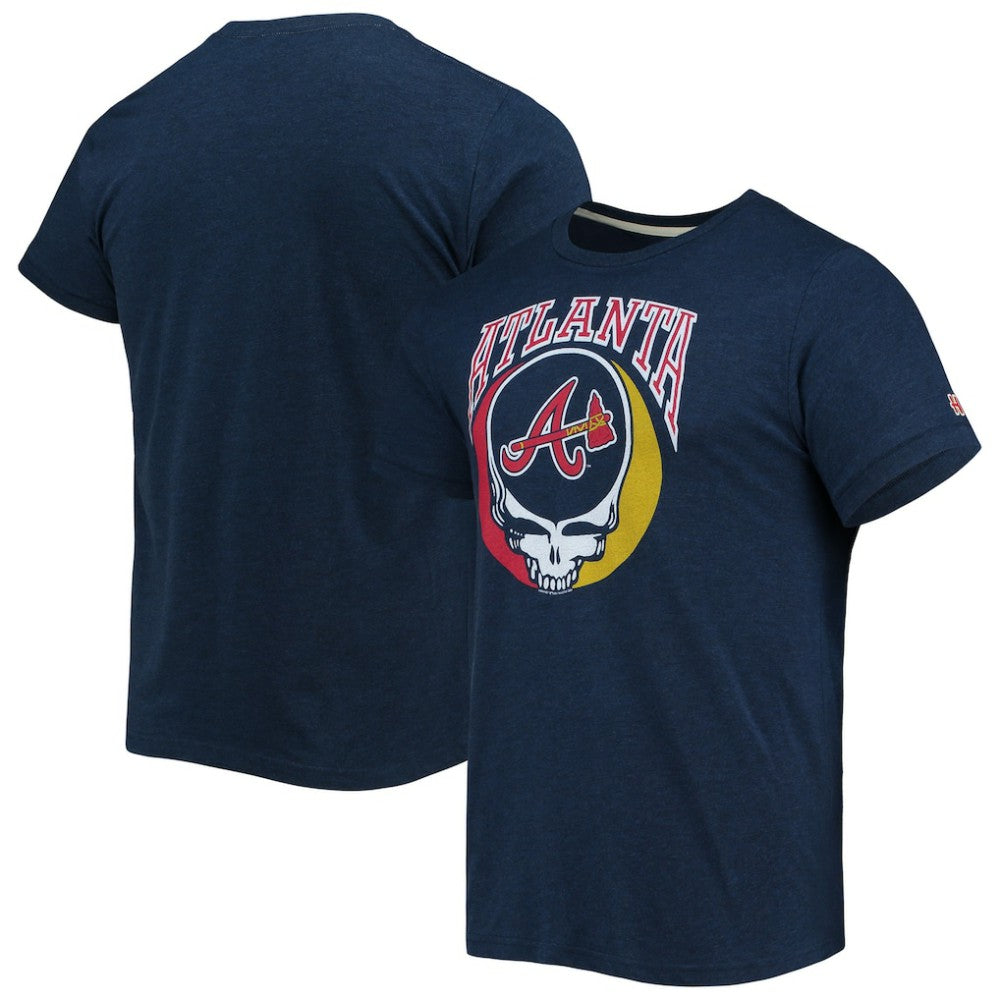 Atlanta Braves Homage Grateful Dead Tri-Blend T-Shirt Near Me