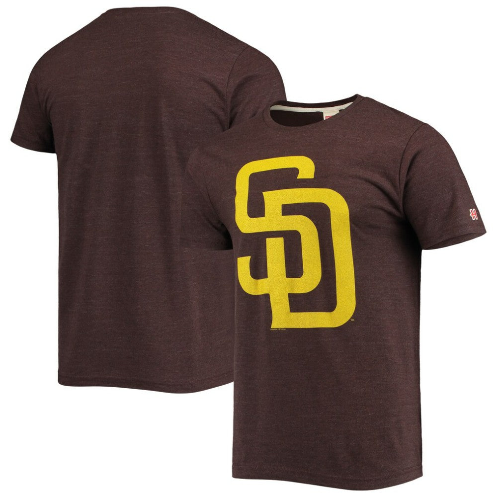 San Diego Padres Homage Hand Drawn Logo Tri-Blend T-Shirt for sale