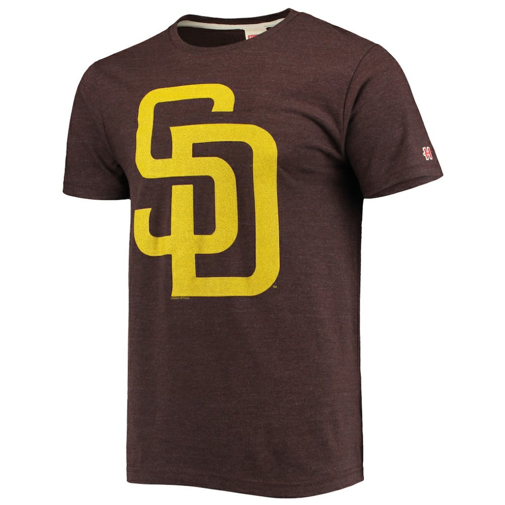 San Diego Padres Homage Hand Drawn Logo Tri-Blend T-Shirt for sale