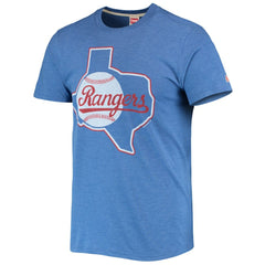 Texas Rangers Homage Hand-Drawn Logo Tri-Blend T-Shirt for sale