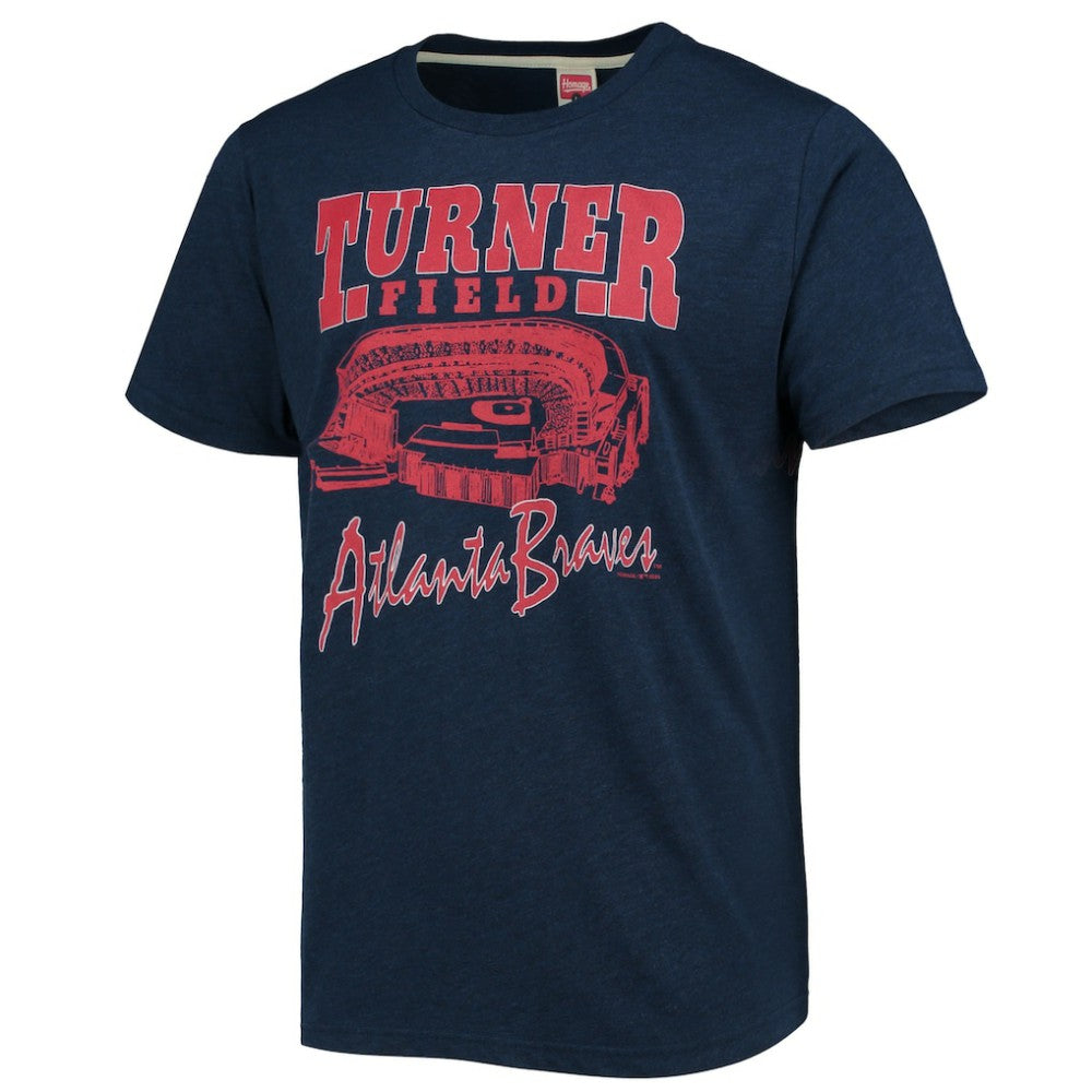 Atlanta Braves Homage Stadium Tri-Blend T-Shirt for sale