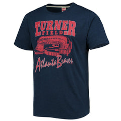 Atlanta Braves Homage Stadium Tri-Blend T-Shirt for sale