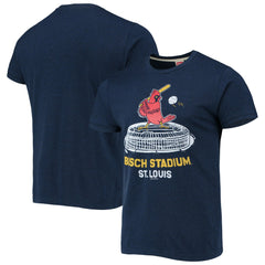 St. Louis Cardinals Homage Busch Stadium Tri-Blend T-Shirt Sale