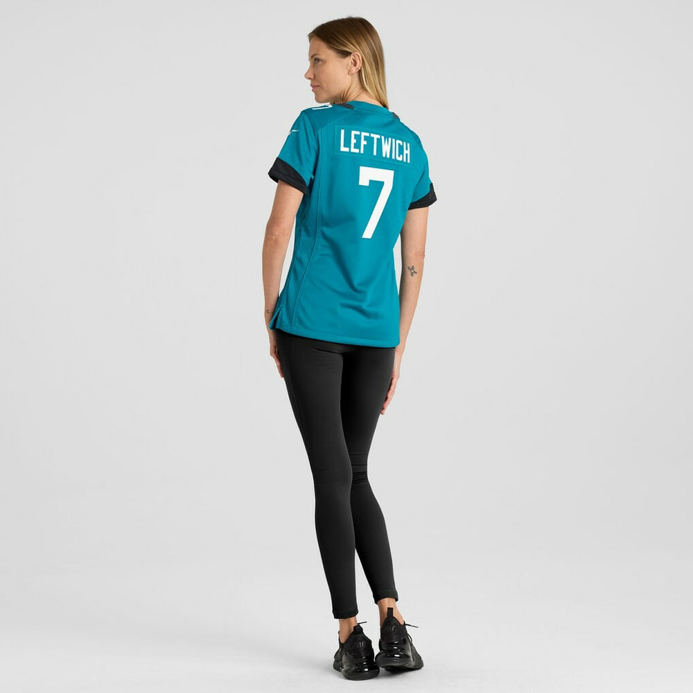 Byron Leftwich Jacksonville Jaguars Women's Retired Player Game Jersey Teal - Nike