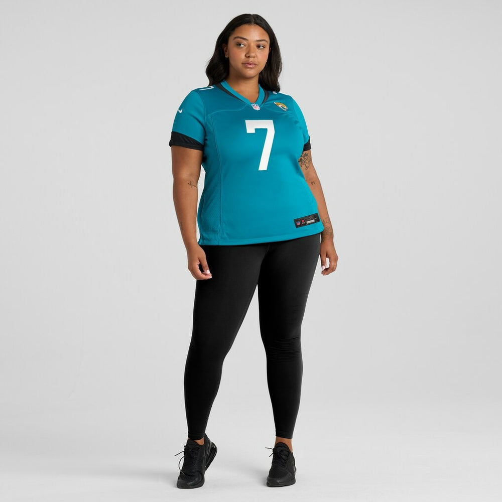 Byron Leftwich Jacksonville Jaguars Women's Retired Player Game Jersey Teal - Nike