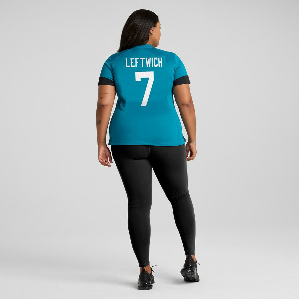 Byron Leftwich Jacksonville Jaguars Women's Retired Player Game Jersey Teal - Nike