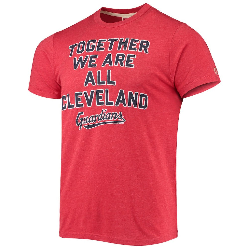 Cleveland Guardians Homage Hyper Local Tri-Blend T-Shirt for sale