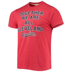 Cleveland Guardians Homage Hyper Local Tri-Blend T-Shirt for sale
