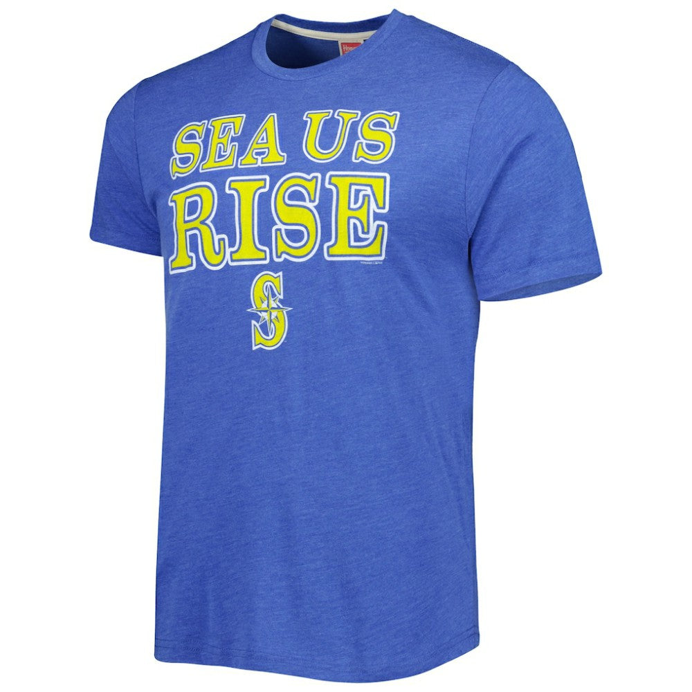 Seattle Mariners Homage Hyper Local Tri-Blend T-Shirt discount