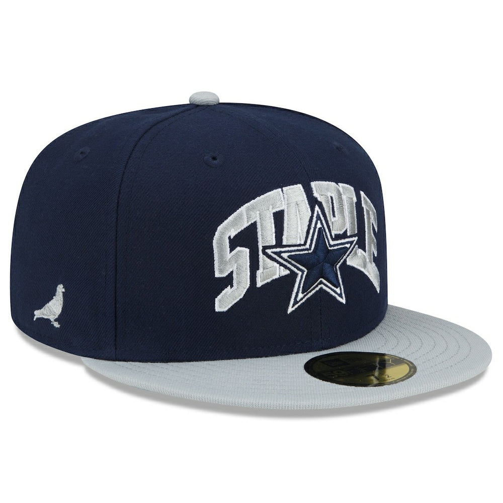 Dallas Cowboys New Era NFL x Staple Collection 59FIFTY Fitted Hat Navy/Gray - NFL