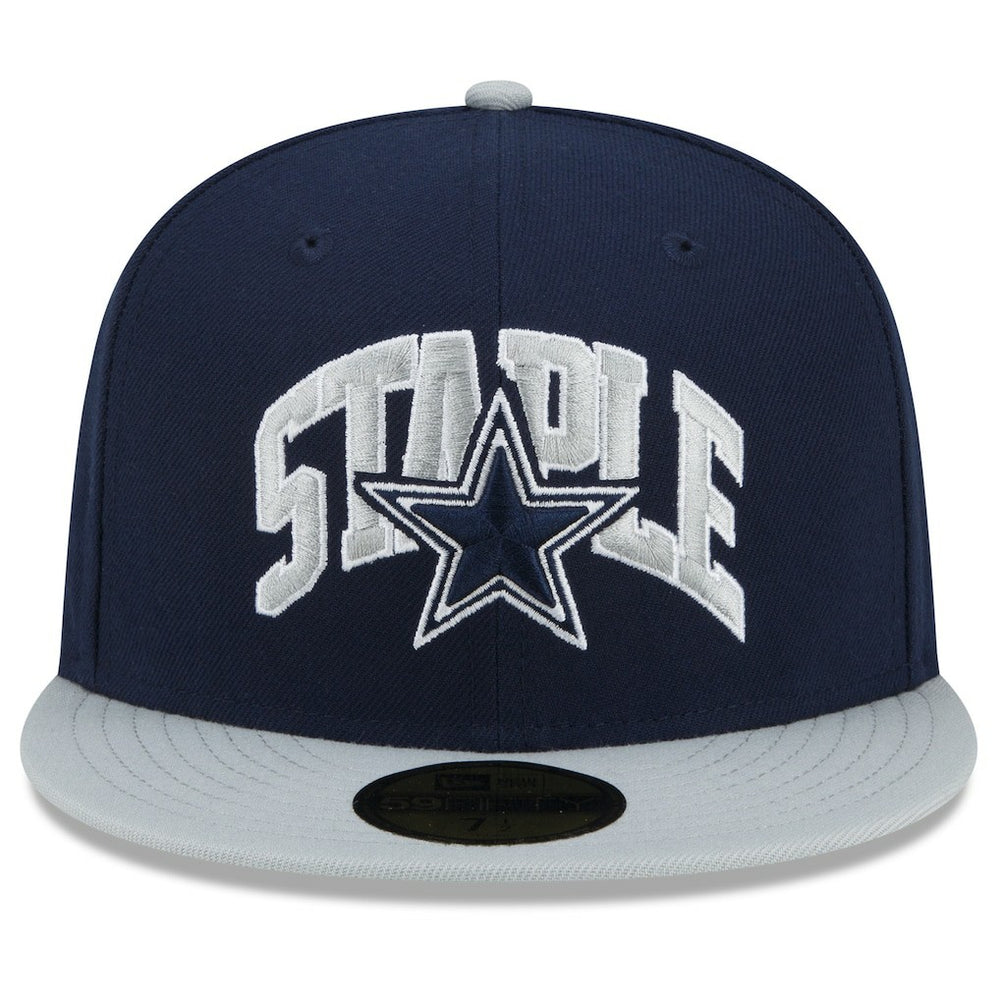Dallas Cowboys New Era NFL x Staple Collection 59FIFTY Fitted Hat Navy/Gray - NFL