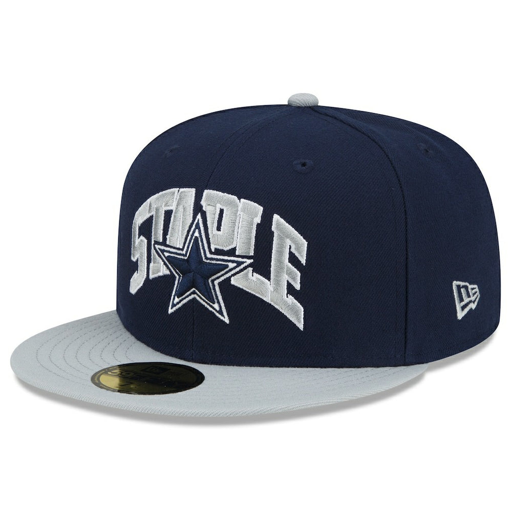 Dallas Cowboys New Era NFL x Staple Collection 59FIFTY Fitted Hat Navy/Gray - NFL